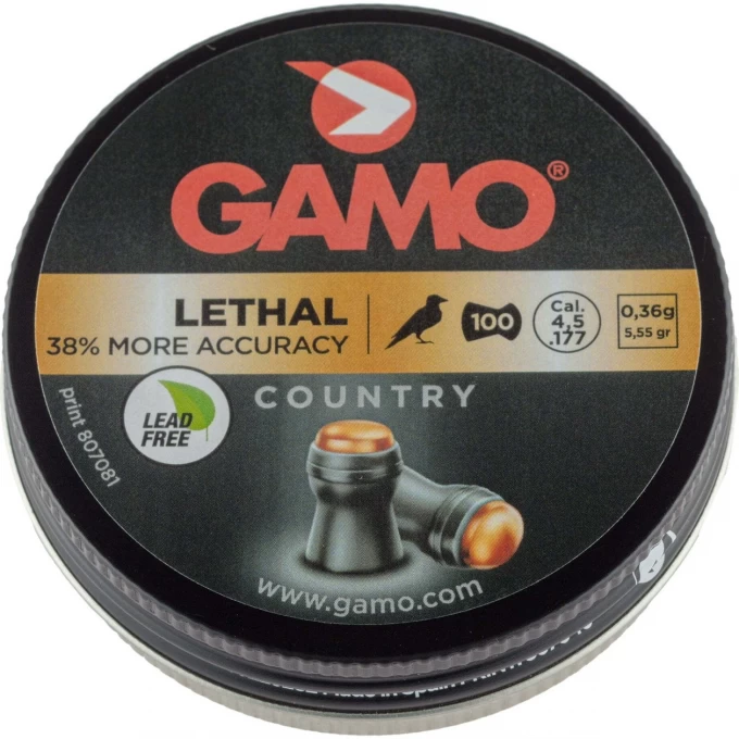 Пули пневматические GAMO Lethal 4,5мм (100шт) 24шт 6322740-B-MP